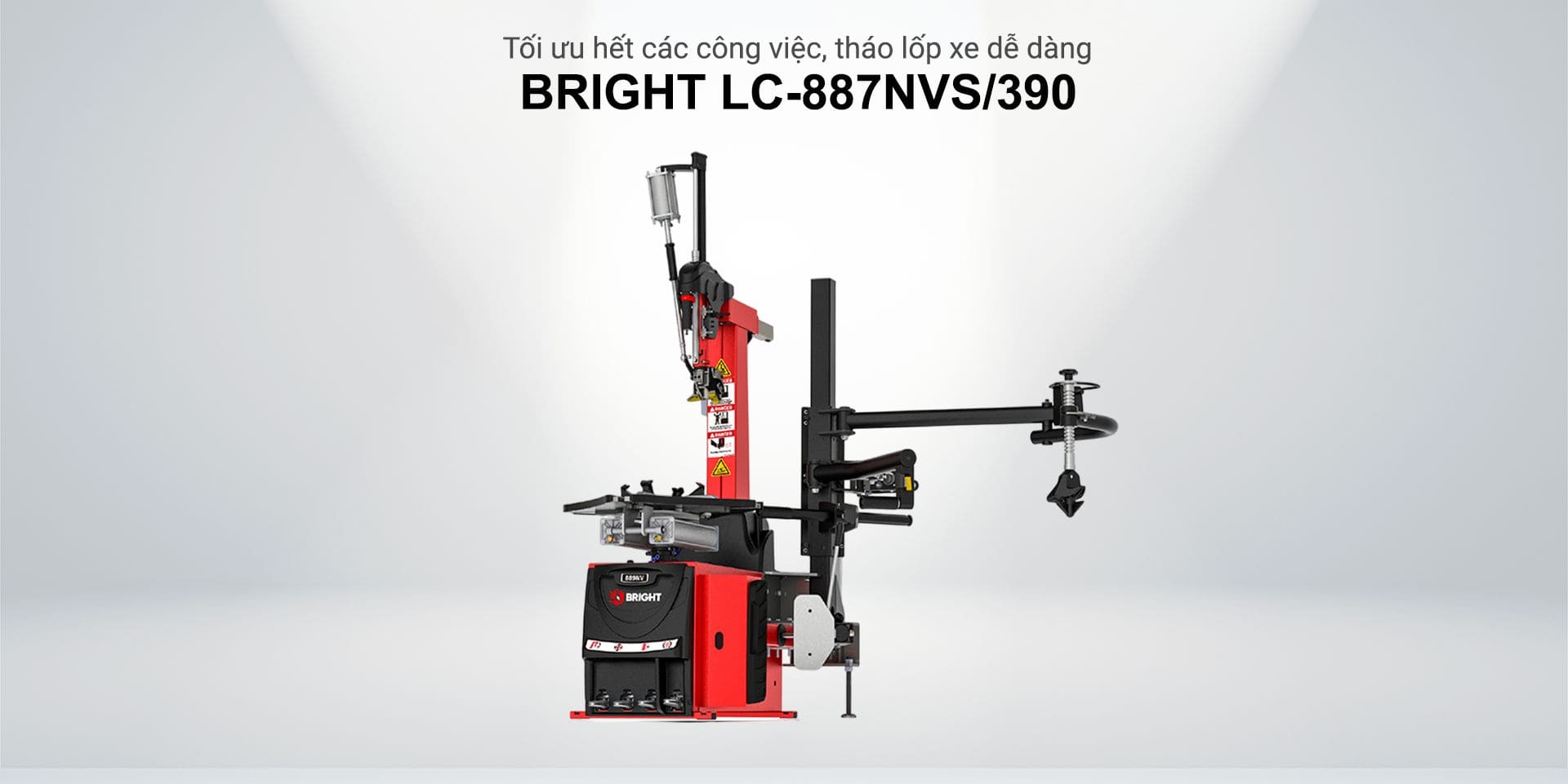 máy thay lốp xe bright lc-887nvs